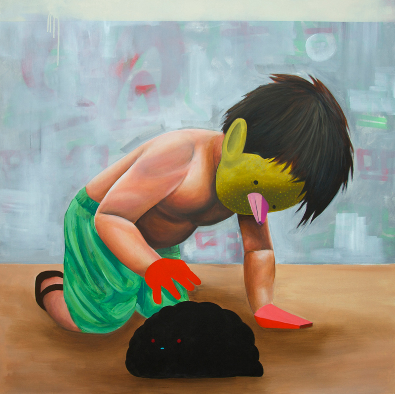 Carlos Donjuan, Mijo, 2013, Acrylic On Canvas, 122x122 Cm
