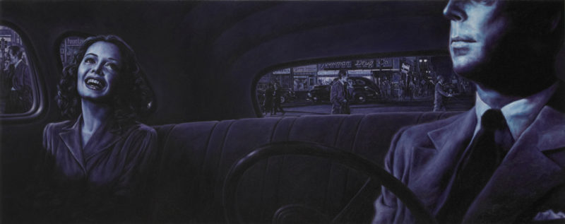 Eric White, 1938 Dodge Brothers Business CoupÇ-[D-8]-(Double-Indemnity), 2011, oil on canvas, 51x127 cm