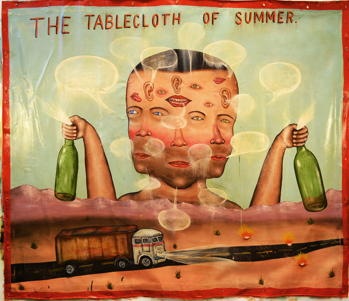 Fred-Stonehouse,-The-Tablecloth-of-Summer,-2013,-172×193-cm-