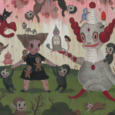 Gary Baseman, Birth Of The Domesticated, 2012, Acrylic On Canvas, 122 X 183 Cm