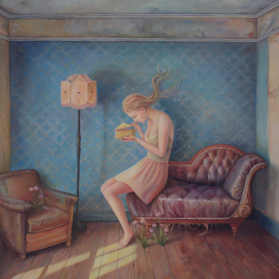 Ilaria Del Monte, La Quiete, 2014, olio su tela, 60x70 cm