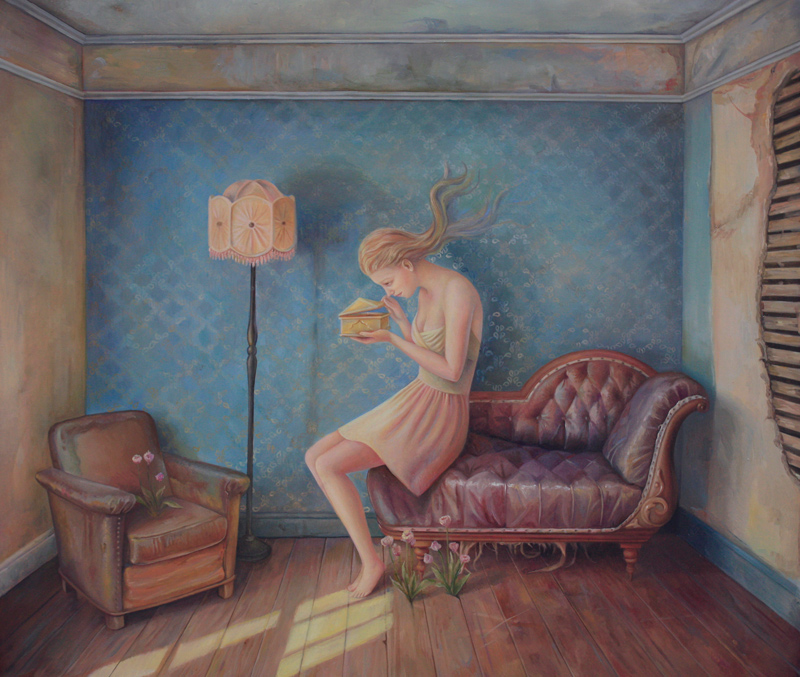 Ilaria Del Monte, La Quiete, 2014, olio su tela, 60x70 cm