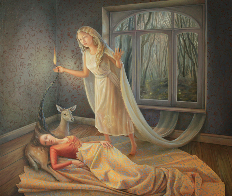 Ilaria Del Monte, Notturno, 2014, olio su tela, 60x70 cm