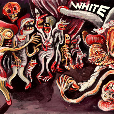 Hurricane, The Great All Knowing, 2013, acrylic on paper, 33x48 cm