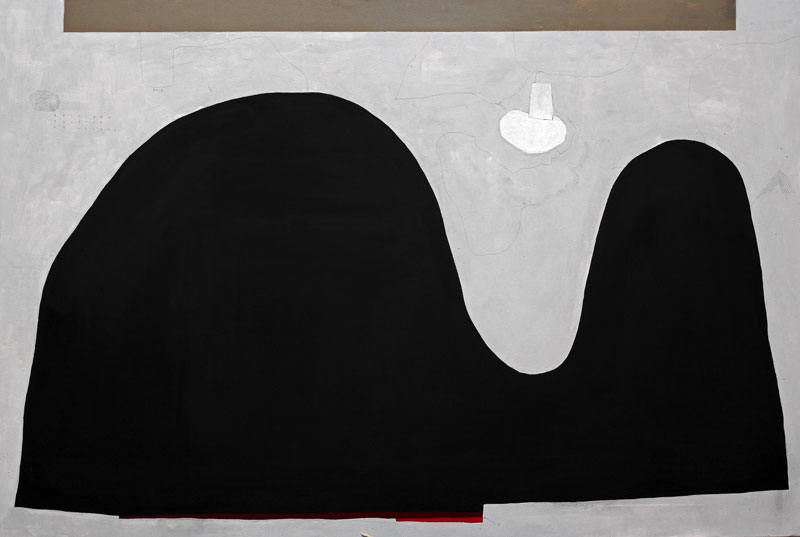 108, La città onirica, 2015, olio su tela, 80×120 cm