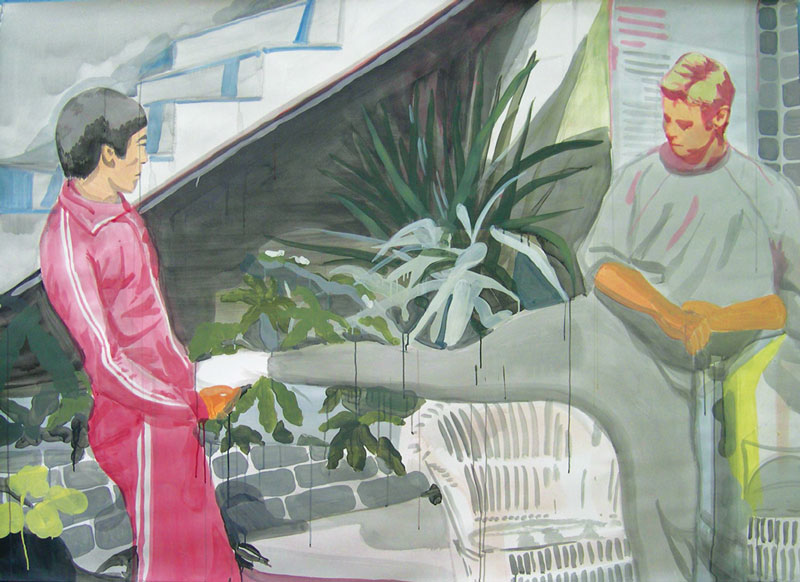 Jet Kune Doo, 2004, Mixed Media On Paper, 200x150 Cm