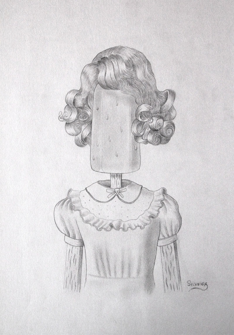Rafael Silveira, Allegory On Time, 2014, Graphite On Paper, 42x30 Cm