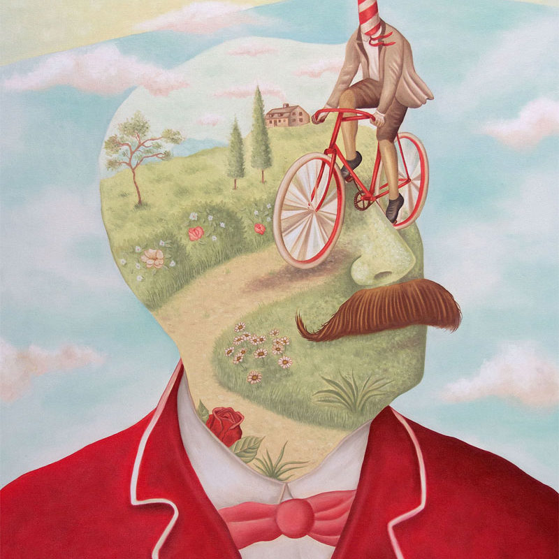 Rafael Silveira, Un Giro Nella Mente, 2015, Oil On Canvas, 80×60 Cm