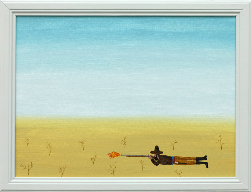 richard johansson, der freischucetz, 2016, oil on panel, 17×23 cm, framed 26×20 cm