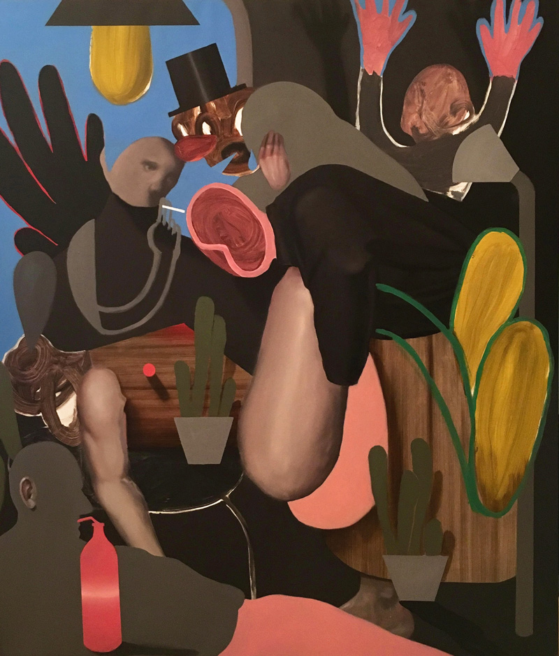 Giuliano Sale, Senza Titolo, 2017, oil on canvas, 140×120 cm