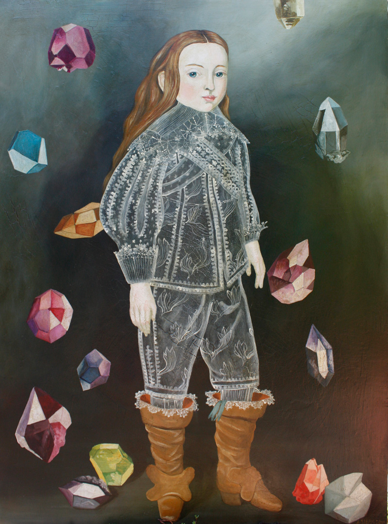 Anne Siems, Gems, 2015, acrylic on board, 101×76 cm