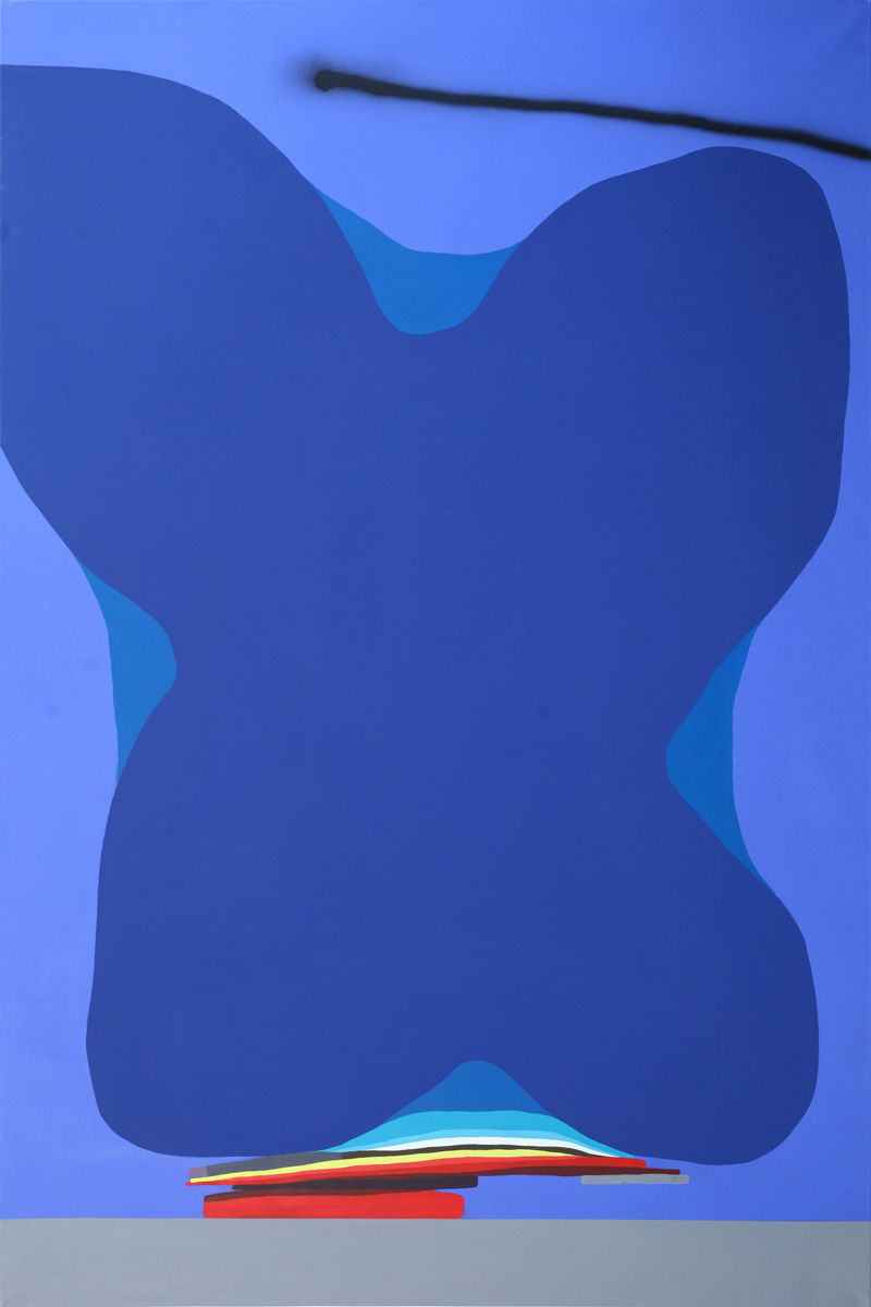 108, Ingresso al sogno, 2019, mixed media on canvas, 150x100 cm