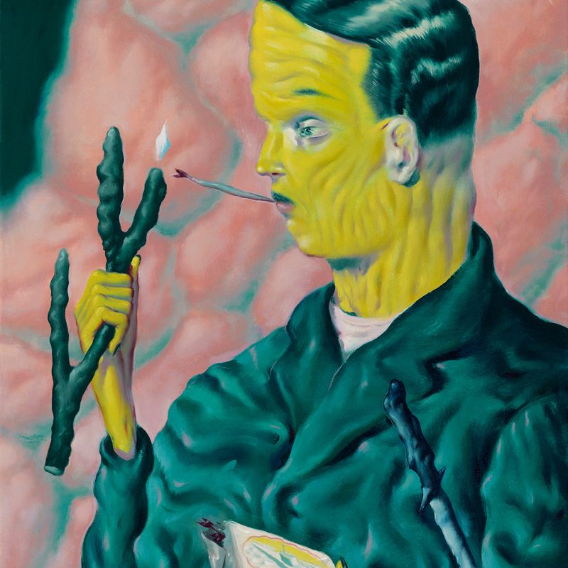 Ryan Heshka, The Coral Marauder, 2018, Oil On Canvas, 60×45 Cm