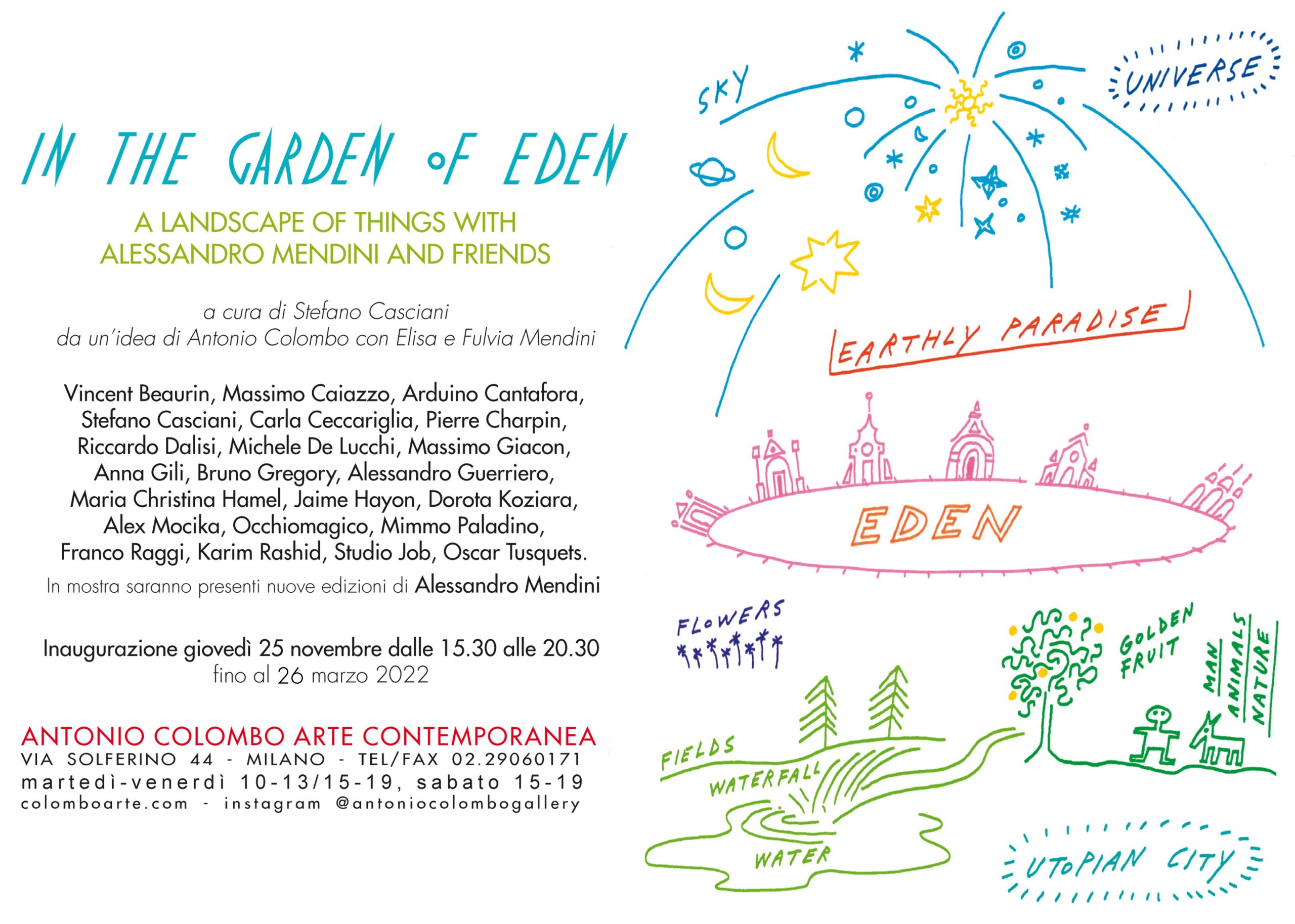 In the Garden of Eden. A landscape of things with Alessandro Mendini and friends