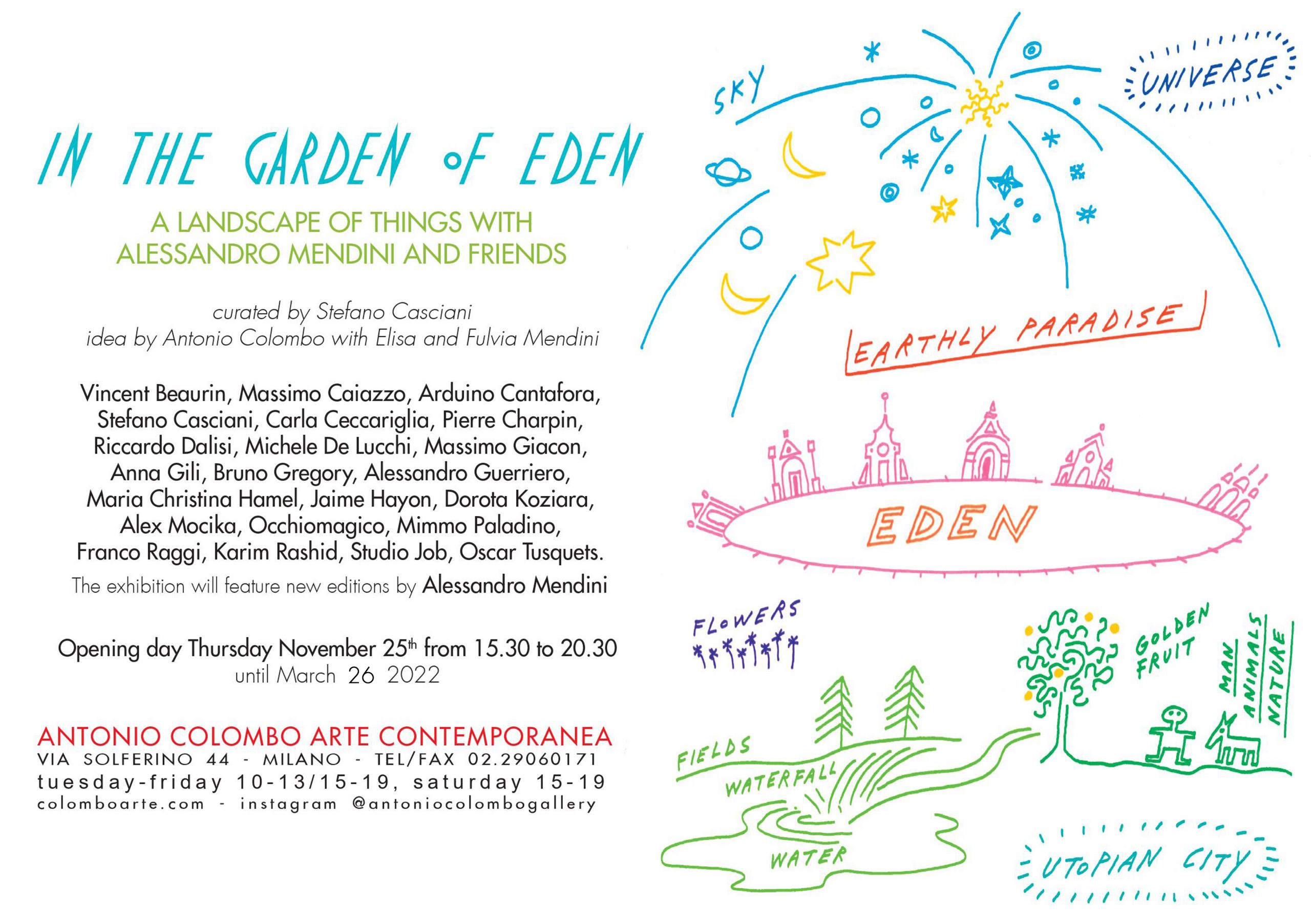 In the Garden of Eden. A landscape of things with Alessandro Mendini and friends