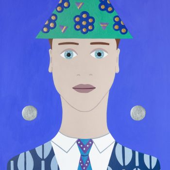 Fulvia Mendini, Il Mago, 2022, Acrilico Su Tavola, 42 X 30 Cm