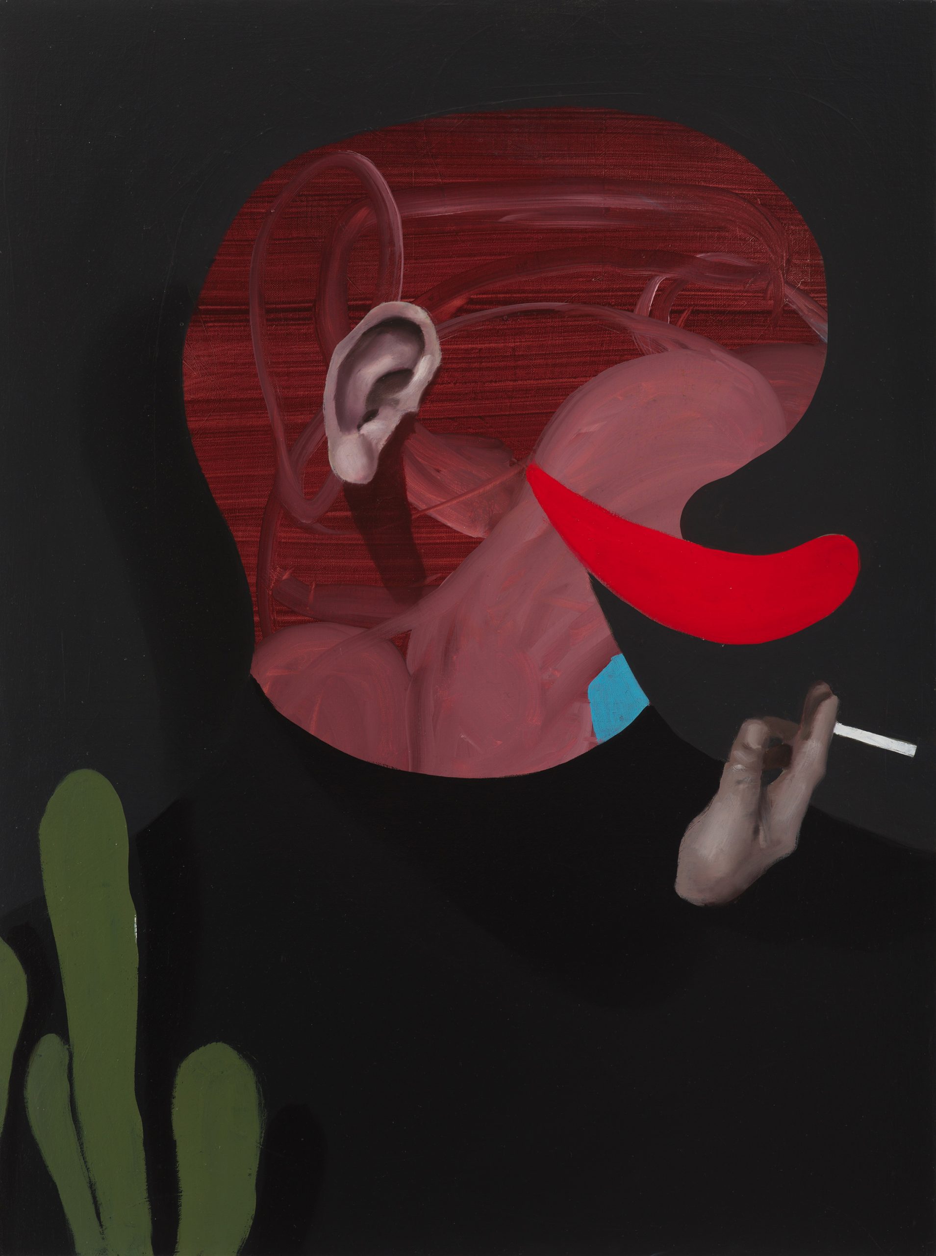 Giuliano Sale, Untitled, 2017, oil on canvas, 60×45 cm (2)