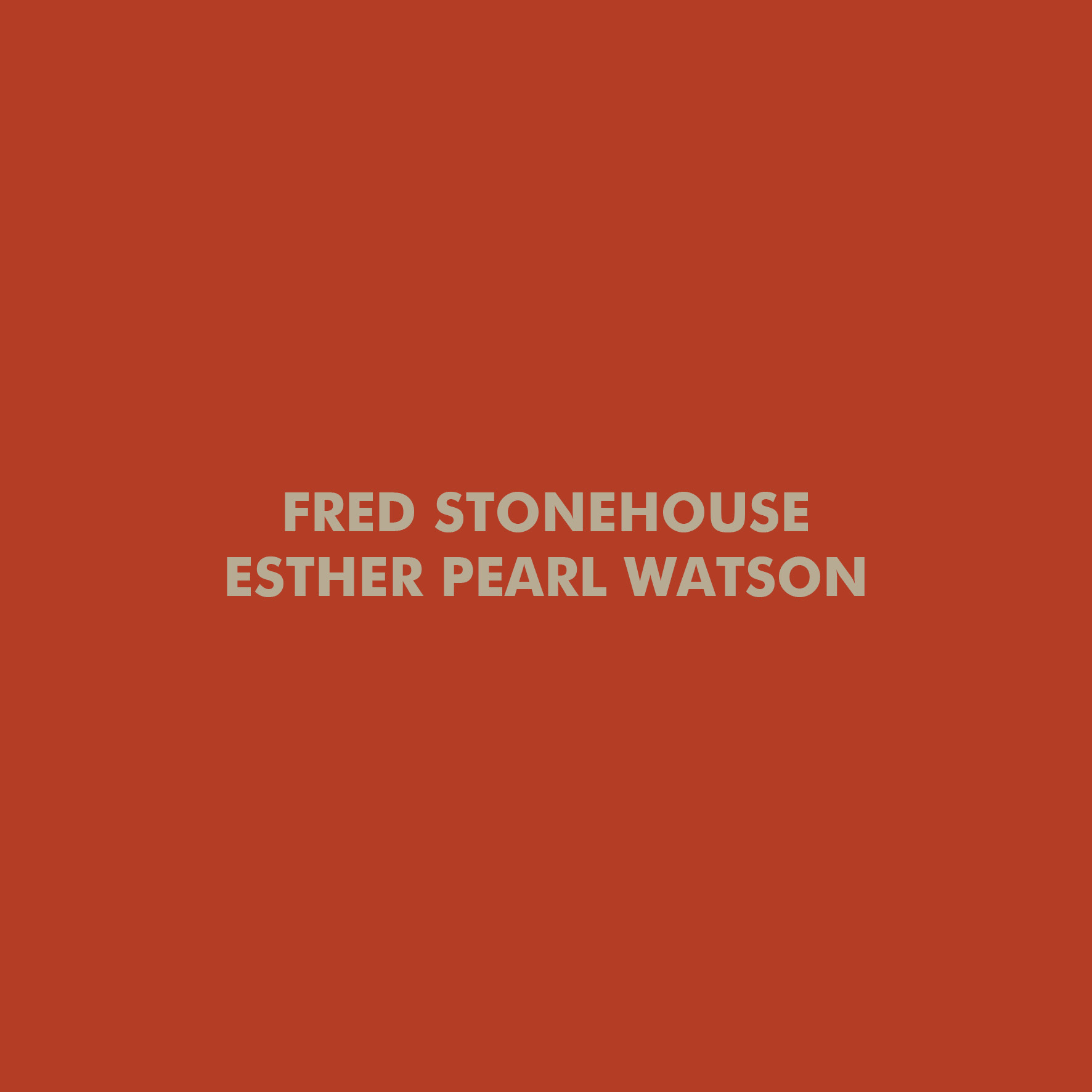 Stonehouse e Watson copertina