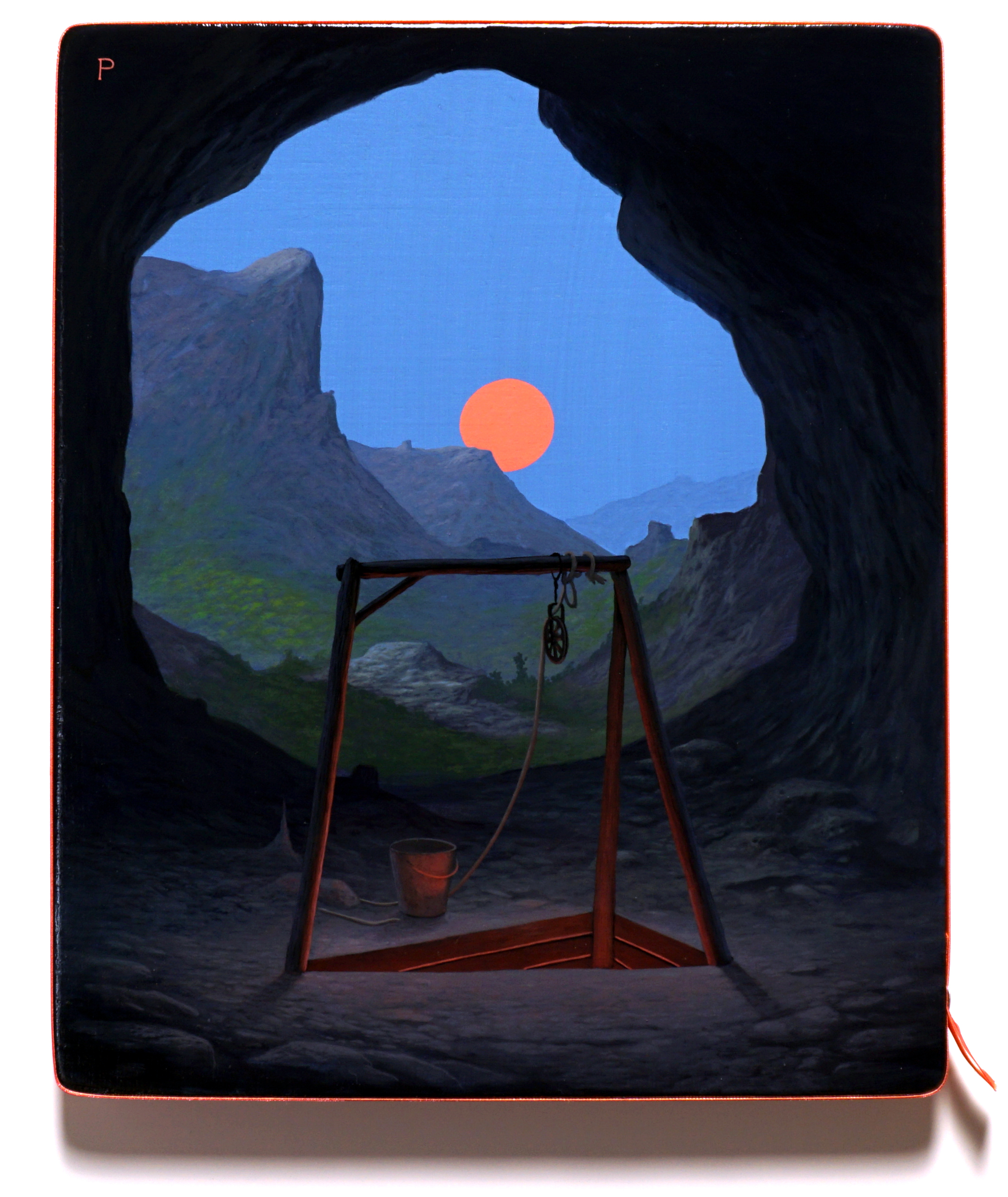 Paolo Pibi, Wellspring, 2025, acrilico su tavola, 30x25 cm